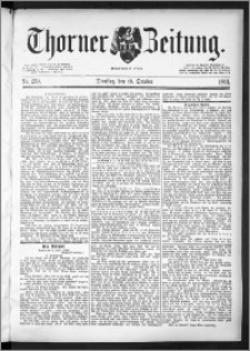 Thorner Zeitung 1891, Nr. 239