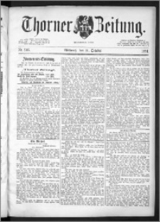 Thorner Zeitung 1891, Nr. 246