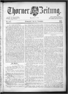 Thorner Zeitung 1891, Nr. 267