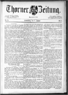 Thorner Zeitung 1892. Nr. 5