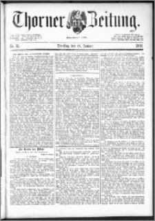 Thorner Zeitung 1892. Nr. 15