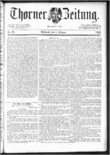 Thorner Zeitung 1892. Nr. 28