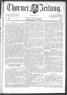 Thorner Zeitung 1892. Nr. 39