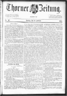 Thorner Zeitung 1892. Nr. 42