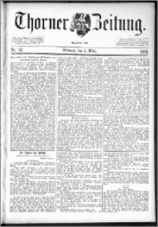 Thorner Zeitung 1892. Nr. 52