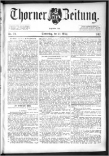 Thorner Zeitung 1892. Nr. 59