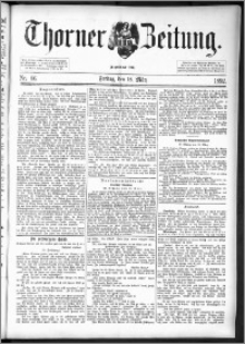 Thorner Zeitung 1892. Nr. 66