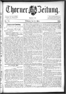 Thorner Zeitung 1892. Nr. 70