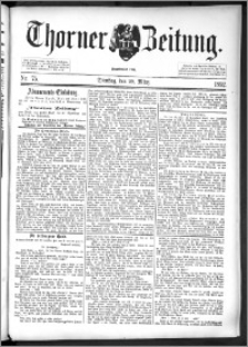 Thorner Zeitung 1892. Nr. 75