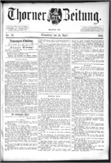 Thorner Zeitung 1892. Nr. 95