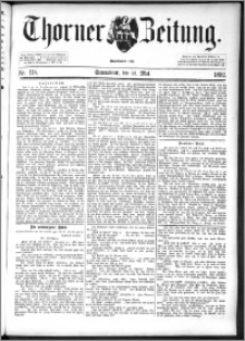 Thorner Zeitung 1892. Nr. 118