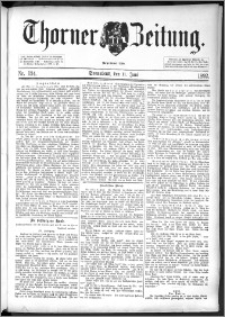 Thorner Zeitung 1892. Nr. 134