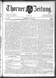 Thorner Zeitung 1892. Nr. 136