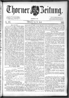 Thorner Zeitung 1892. Nr. 137