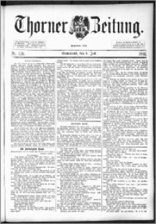 Thorner Zeitung 1892. Nr. 158