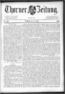 Thorner Zeitung 1892. Nr. 161