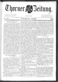 Thorner Zeitung 1892. Nr. 210 + Beilage