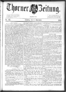 Thorner Zeitung 1892. Nr. 213 + Beilage