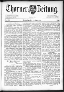 Thorner Zeitung 1892. Nr. 216