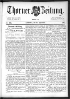 Thorner Zeitung 1892. Nr. 222