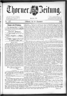 Thorner Zeitung 1892. Nr. 227