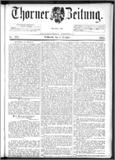 Thorner Zeitung 1892. Nr. 233