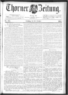 Thorner Zeitung 1892. Nr. 243 + Beilage