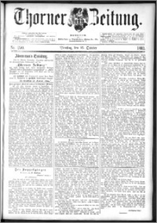 Thorner Zeitung 1892. Nr. 250