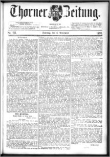 Thorner Zeitung 1892. Nr. 261 + Beilage