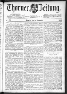 Thorner Zeitung 1892. Nr. 273 + Beilage