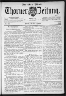 Thorner Zeitung 1892. Nr. 301 Zweites Blatt