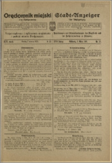 Bromberger Stadt-Anzeiger, J. 38, 1921, nr 12