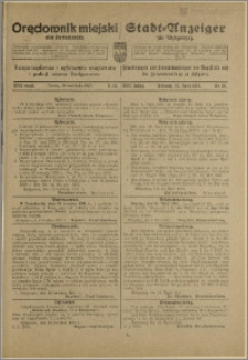 Bromberger Stadt-Anzeiger, J. 38, 1921, nr 19