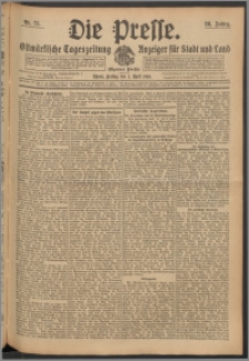 Die Presse 1910, Jg. 28, Nr. 75 Zweites Blatt, Drittes Blatt