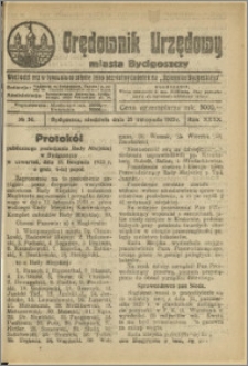 Orędownik Urzędowy Miasta Bydgoszczy, R.40, 1923, Nr 36