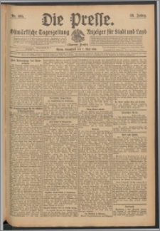 Die Presse 1910, Jg. 28, Nr. 105 Zweites Blatt, Drittes Blatt