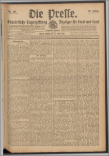 Die Presse 1910, Jg. 28, Nr. 110 Zweites Blatt, Drittes Blatt