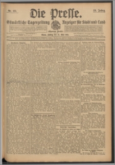 Die Presse 1910, Jg. 28, Nr. 121 Zweites Blatt, Drittes Blatt