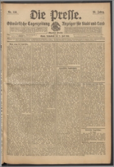 Die Presse 1910, Jg. 28, Nr. 158 Zweites Blatt