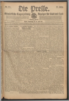 Die Presse 1910, Jg. 28, Nr. 174 Zweites Blatt, Drittes Blatt