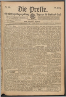Die Presse 1910, Jg. 28, Nr. 181 Zweites Blatt, Drittes Blatt