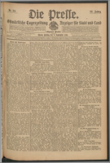 Die Presse 1910, Jg. 28, Nr. 211 Zweites Blatt, Drittes Blatt