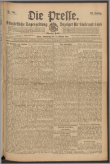 Die Presse 1910, Jg. 28, Nr. 240 Zweites Blatt, Drittes Blatt