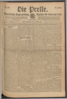 Die Presse 1910, Jg. 28, Nr. 246 Zweites Blatt, Drittes Blatt