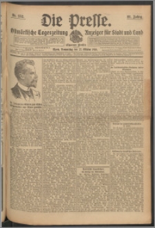 Die Presse 1910, Jg. 28, Nr. 252 Zweites Blatt, Drittes Blatt