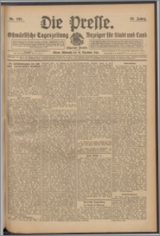 Die Presse 1910, Jg. 28, Nr. 292 Zweites Blatt, Drittes Blatt