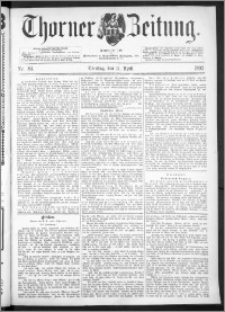 Thorner Zeitung 1893, Nr. 84