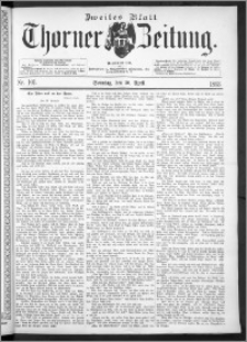 Thorner Zeitung 1893, Nr. 101 Zweites Blatt