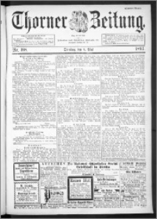 Thorner Zeitung 1893, Nr. 108 Zweites Blatt