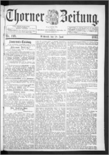 Thorner Zeitung 1893, Nr. 149